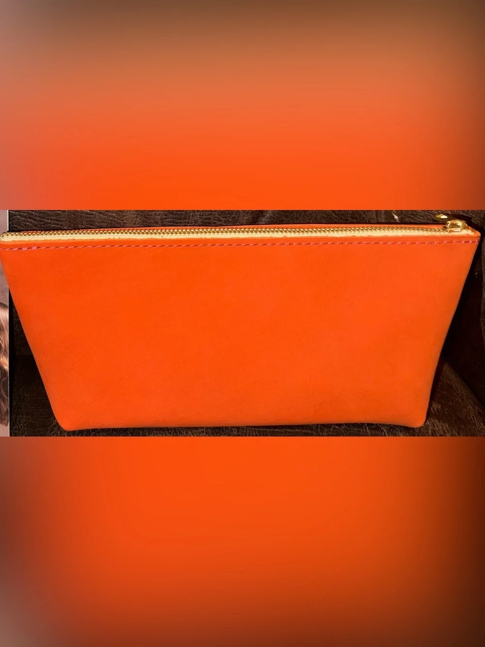 New Portland Leather Goods Paprika Utility Pouch